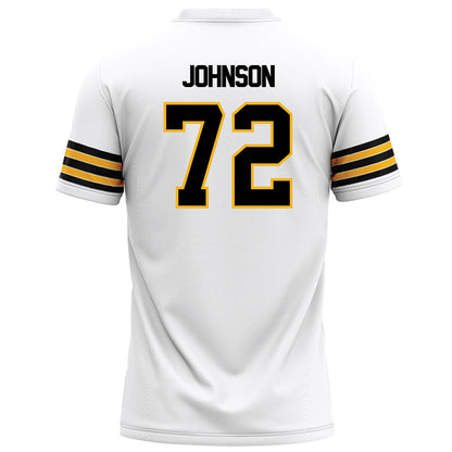 Towson - NCAA Football : Aidan Johnson - White Jersey-1