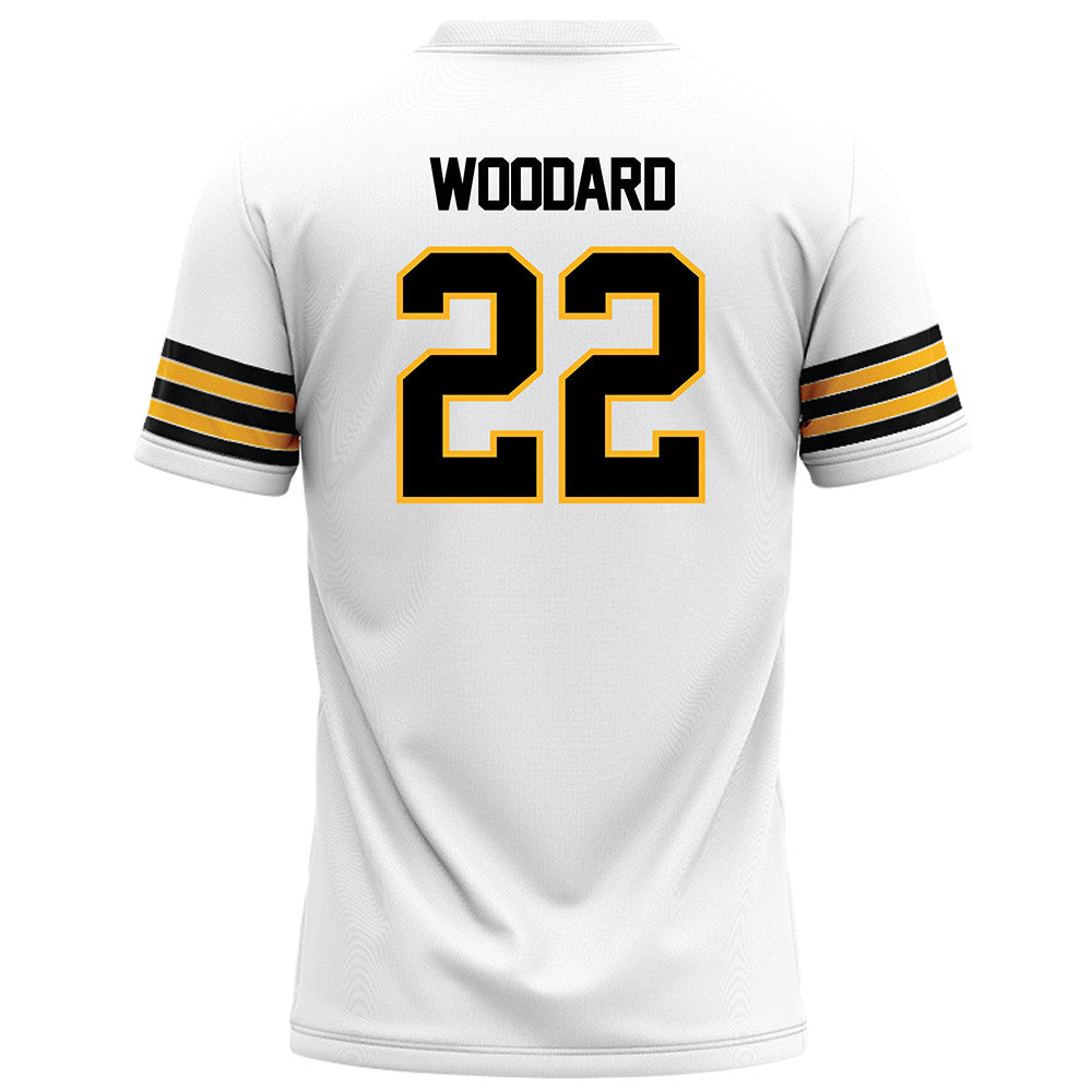 Towson - NCAA Football : Weston Woodard - White Jersey-1