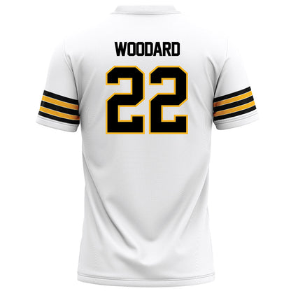 Towson - NCAA Football : Weston Woodard - White Jersey-1