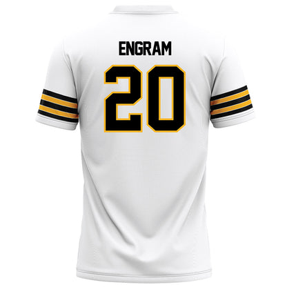 Towson - NCAA Football : Trey Engram - White Jersey