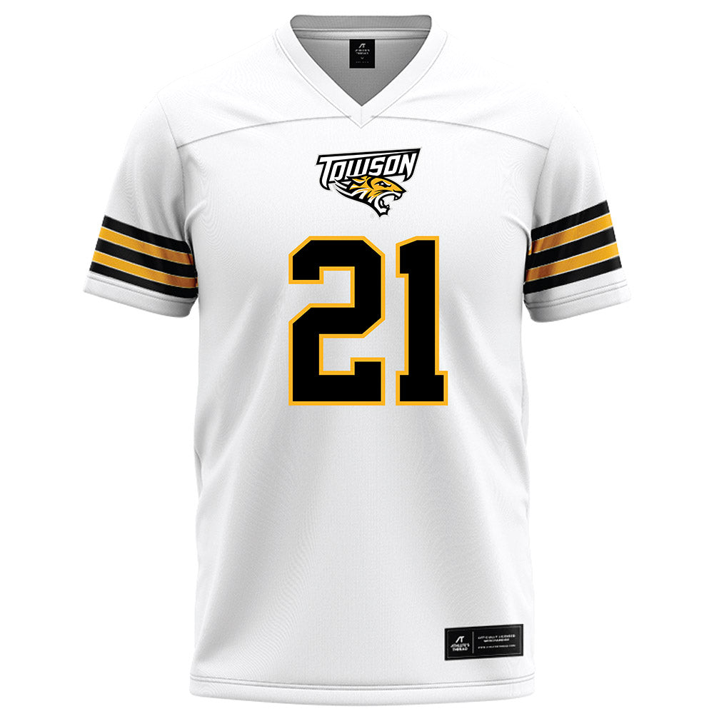Towson - NCAA Football : Kyron Grayson - White Jersey-0