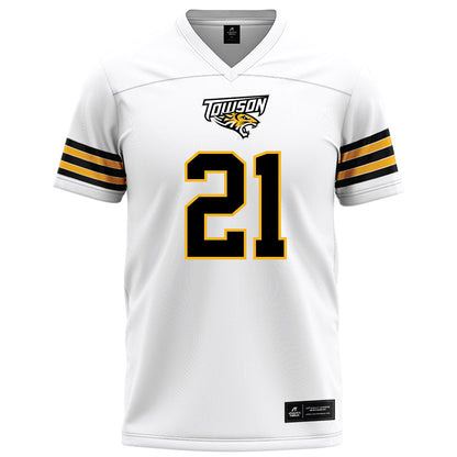 Towson - NCAA Football : Kyron Grayson - White Jersey-0