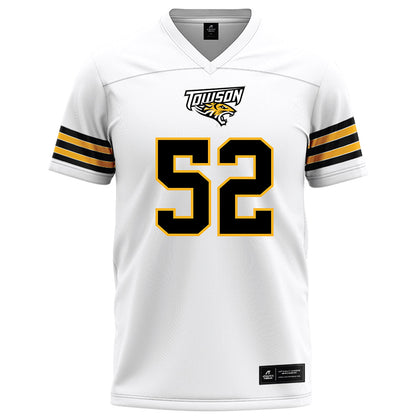 Towson - NCAA Football : RJ Adams - White Jersey-0