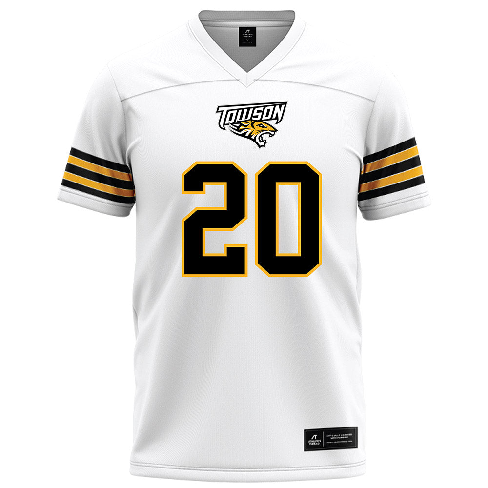 Towson - NCAA Football : Trey Engram - White Jersey