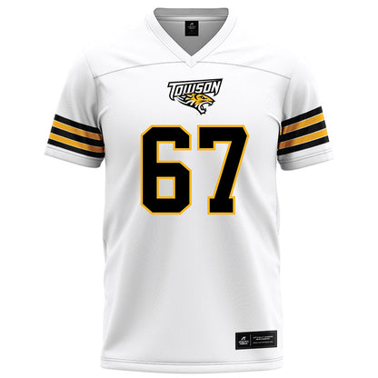 Towson - NCAA Football : Chase Dorsey - White Jersey-0