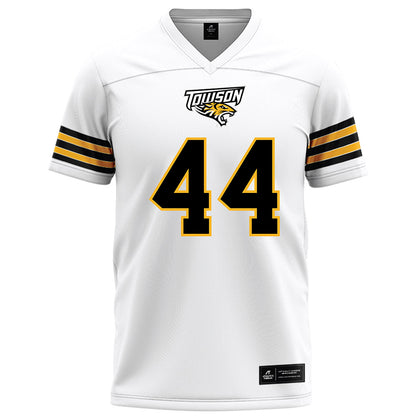 Towson - NCAA Football : Luke Baldwin - White Jersey-0