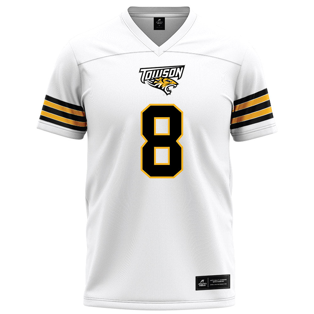Towson - NCAA Football : Jaydyn Johnson - White Jersey-0
