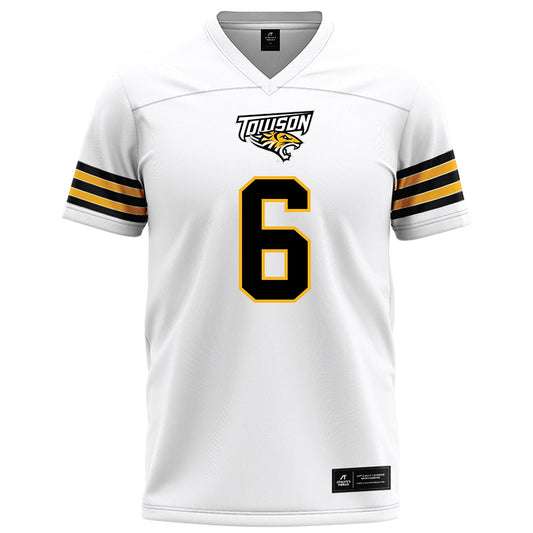 Towson - NCAA Football : Winston Watkins - White Jersey