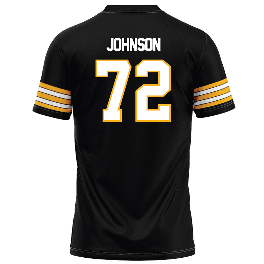 Towson - NCAA Football : Aidan Johnson - Black Jersey-1