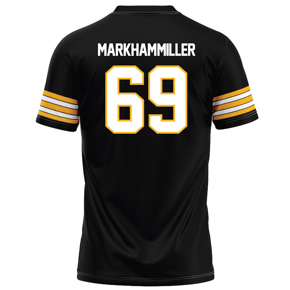 Towson - NCAA Football : Ian Markham-Miller - Black Jersey