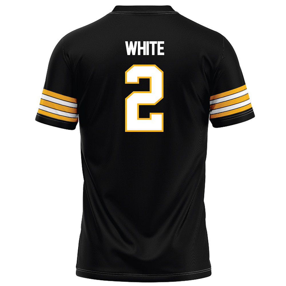 Towson - NCAA Football : Kaden White - Black Jersey-1