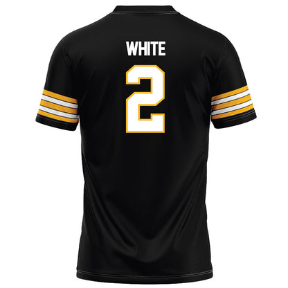 Towson - NCAA Football : Kaden White - Black Jersey-1