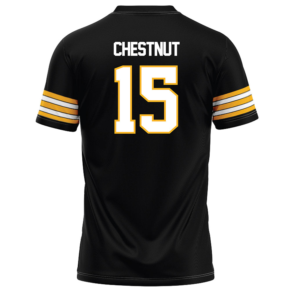 Towson - NCAA Football : Seth Chestnut - Black Jersey-1