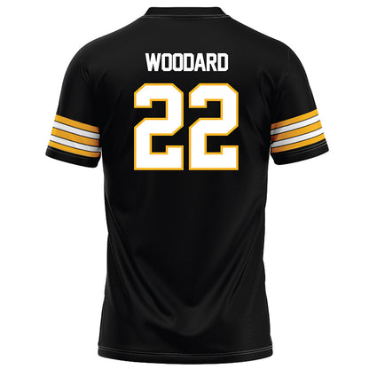 Towson - NCAA Football : Weston Woodard - Black Jersey-1