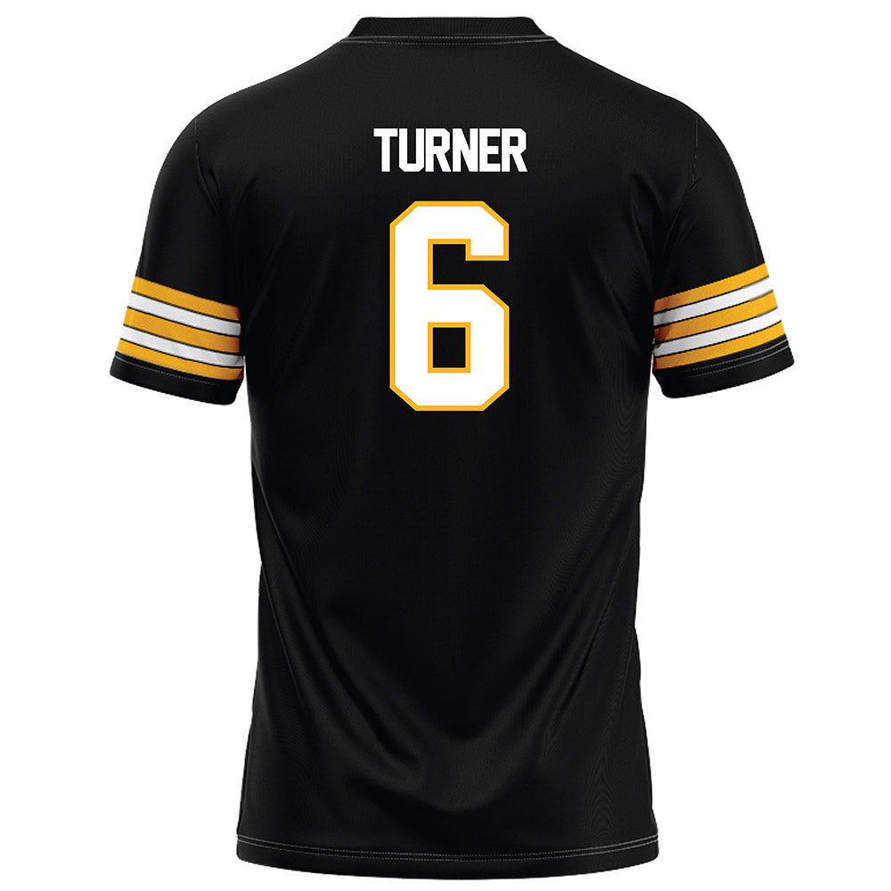 Towson - NCAA Football : TJ Turner - Black Jersey-1