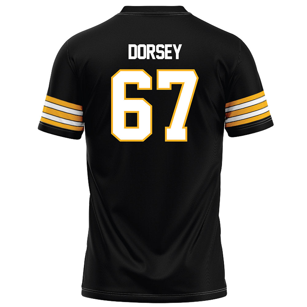 Towson - NCAA Football : Chase Dorsey - Black Jersey-1
