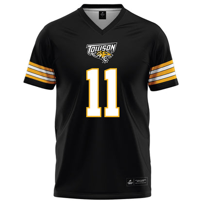 Towson - NCAA Football : Peyton Faulkner - Black Jersey-0