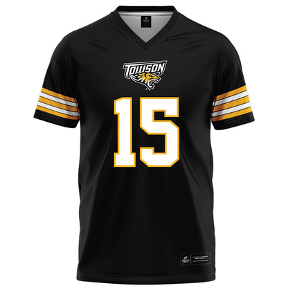 Towson - NCAA Football : Seth Chestnut - Black Jersey-0