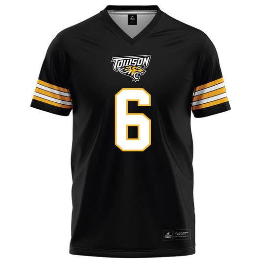 Towson - NCAA Football : Winston Watkins - Black Jersey