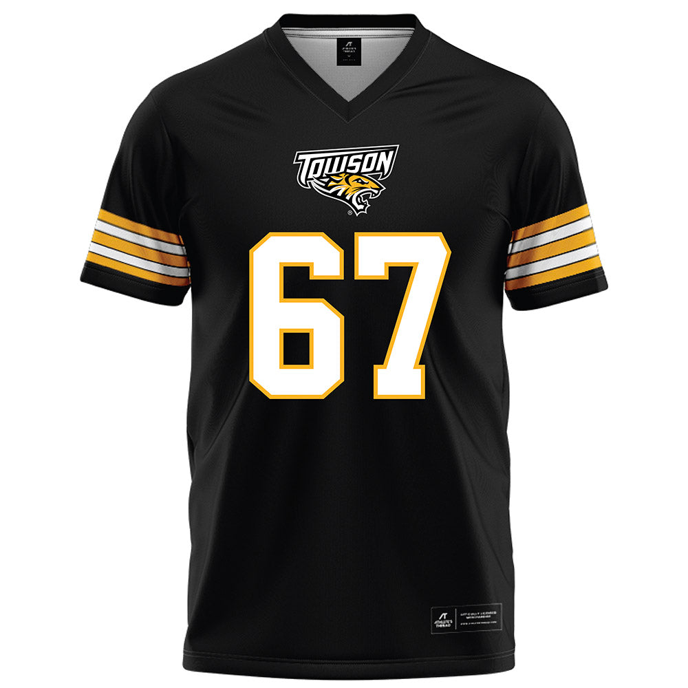 Towson - NCAA Football : Chase Dorsey - Black Jersey-0