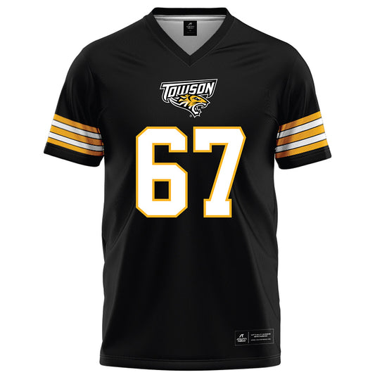 Towson - NCAA Football : Chase Dorsey - Black Jersey-0