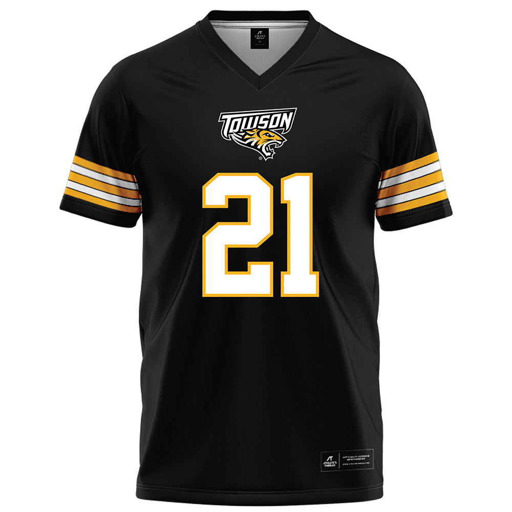 Towson - NCAA Football : Kyron Grayson - Black Jersey-0