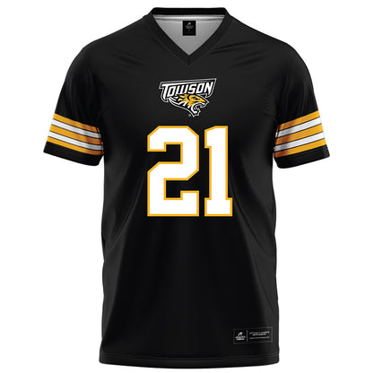 Towson - NCAA Football : Kyron Grayson - Black Jersey-0
