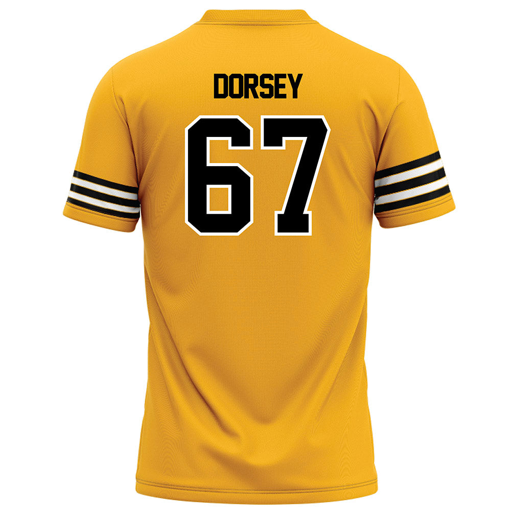 Towson - NCAA Football : Chase Dorsey - Gold Jersey-1