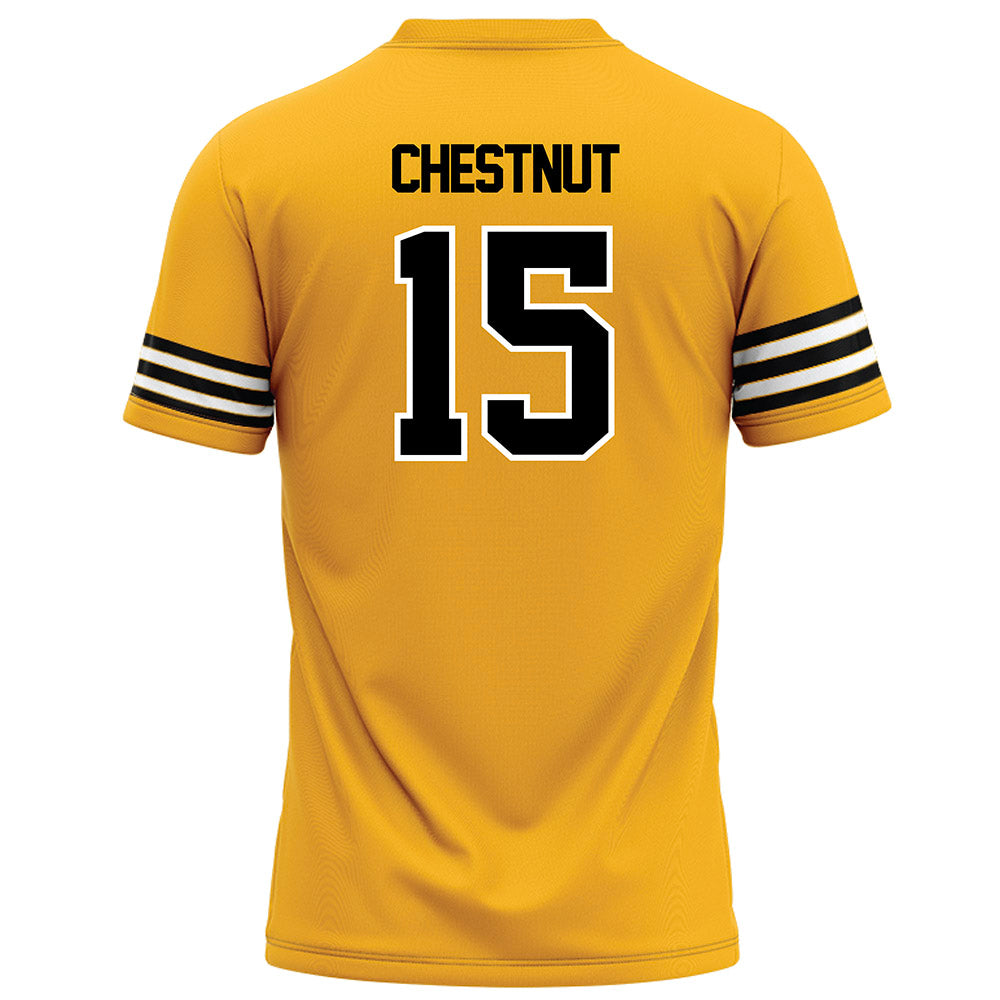 Towson - NCAA Football : Seth Chestnut - Gold Jersey-1