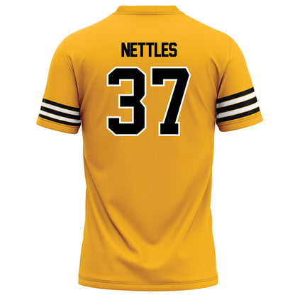 Towson - NCAA Football : Jai Nettles - Gold Jersey-1