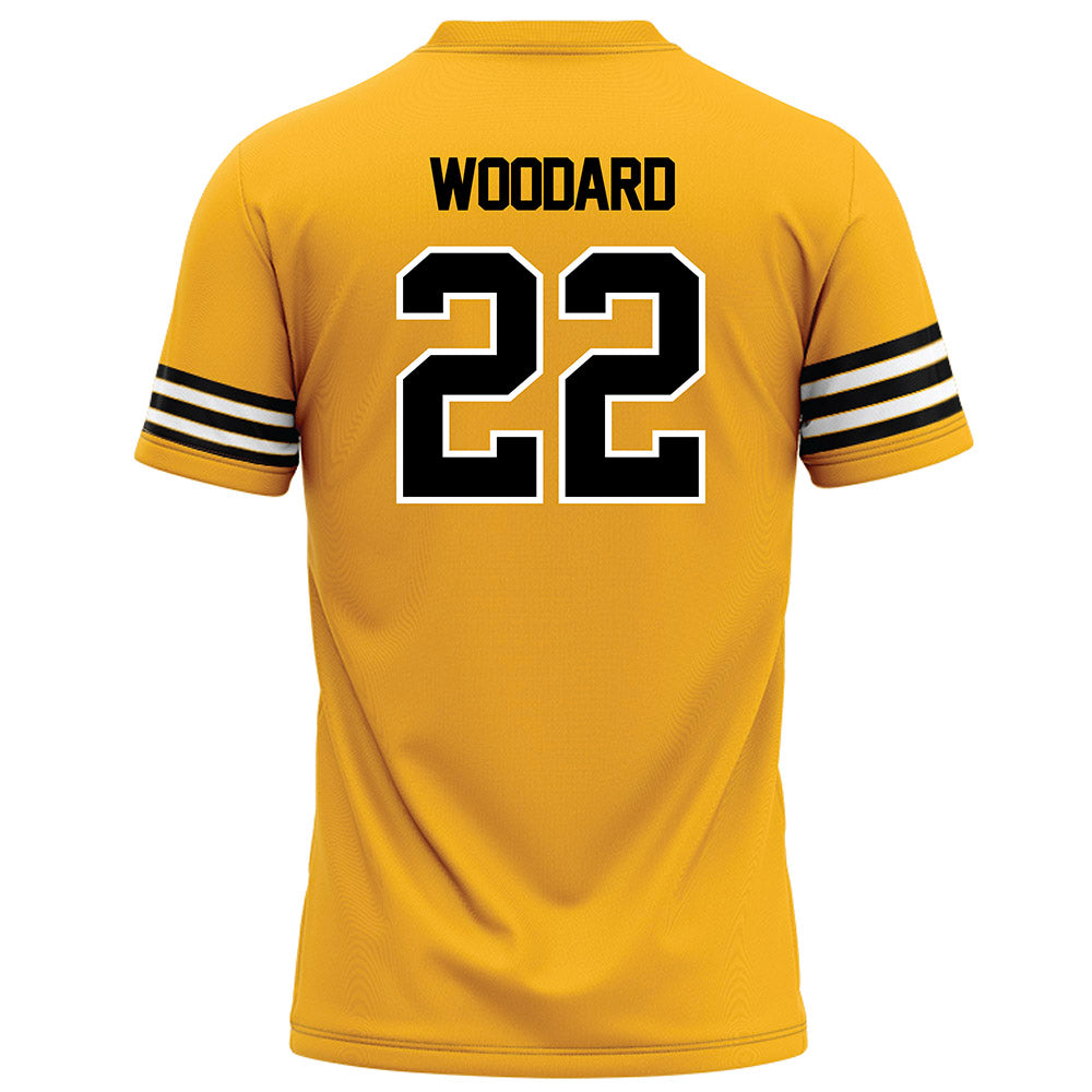 Towson - NCAA Football : Weston Woodard - Gold Jersey-1