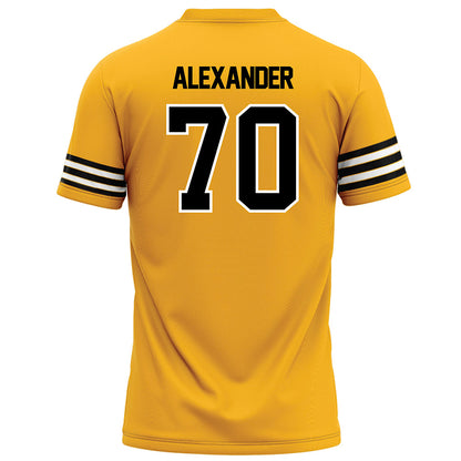 Towson - NCAA Football : TKhi Alexander - Gold Jersey-1