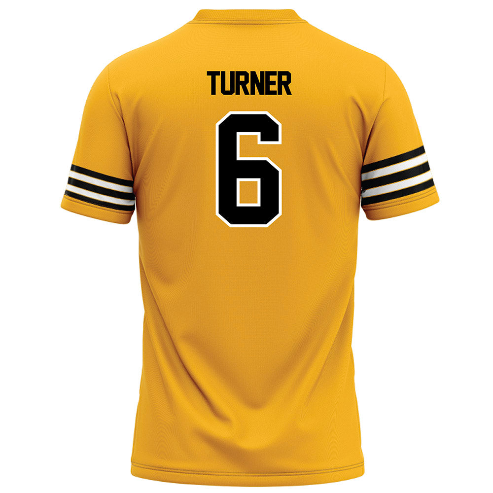 Towson - NCAA Football : TJ Turner - Gold Jersey-1