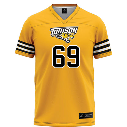 Towson - NCAA Football : Ian Markham-Miller - Gold Jersey