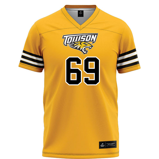 Towson - NCAA Football : Ian Markham-Miller - Gold Jersey