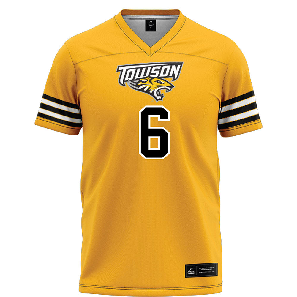 Towson - NCAA Football : TJ Turner - Gold Jersey-0