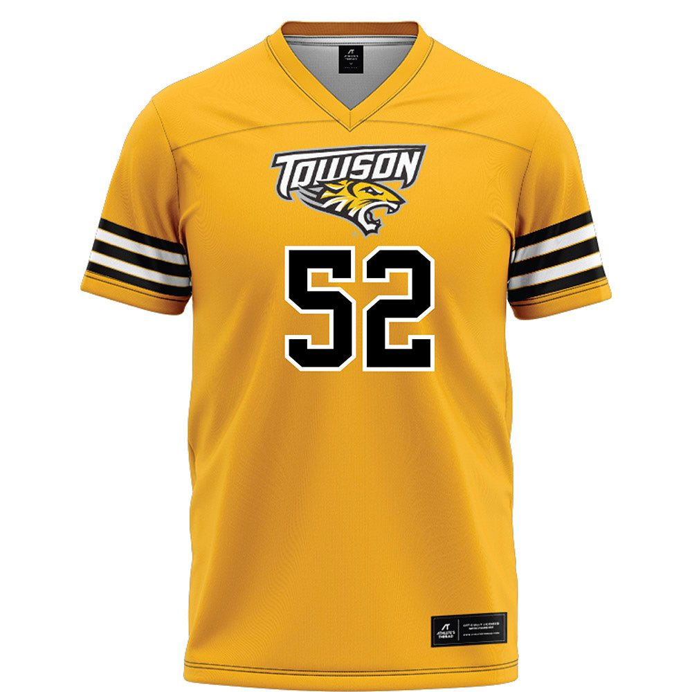 Towson - NCAA Football : RJ Adams - Gold Jersey-0