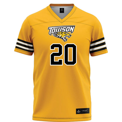 Towson - NCAA Football : Trey Engram - Gold Jersey