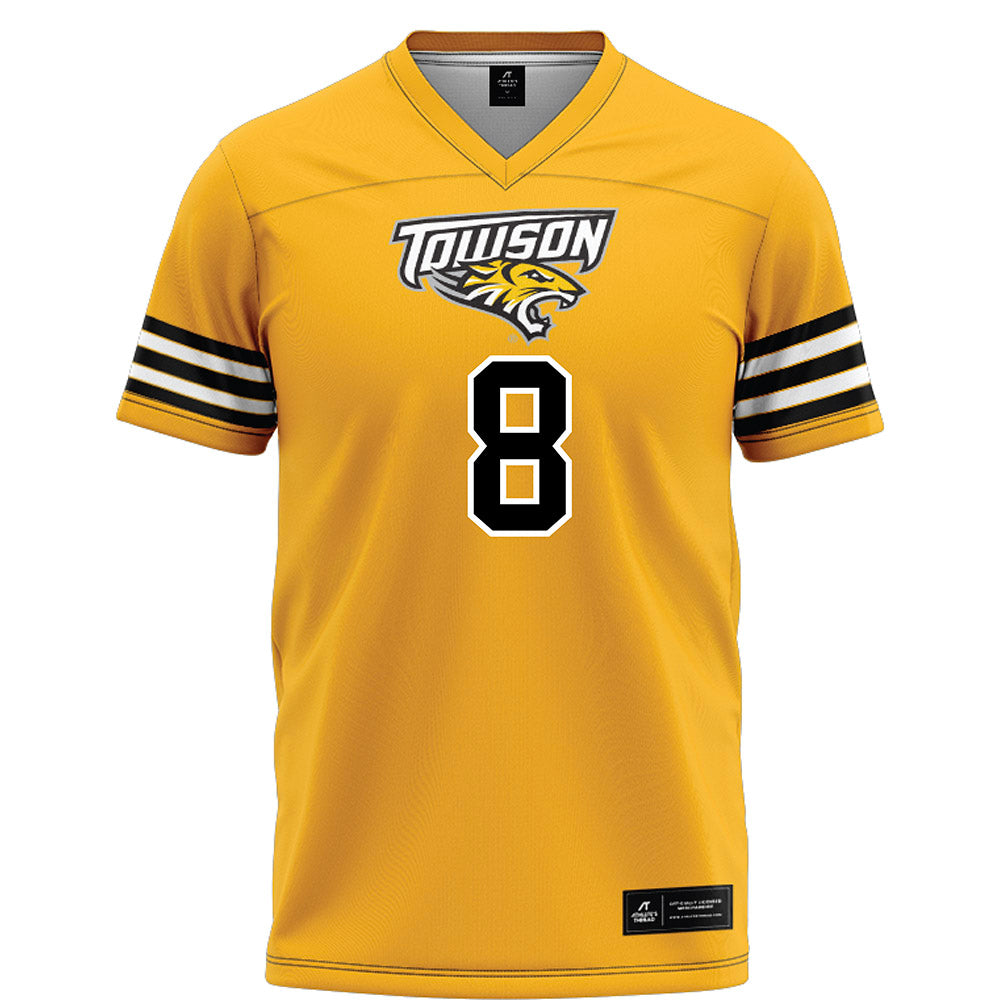 Towson - NCAA Football : Jaydyn Johnson - Gold Jersey-0