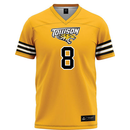 Towson - NCAA Football : Jaydyn Johnson - Gold Jersey-0