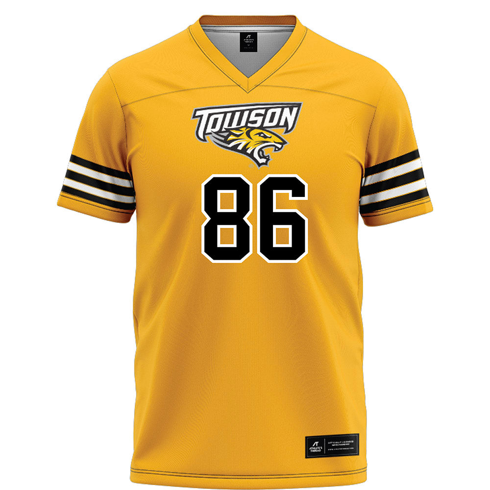 Towson - NCAA Football : Benny Adams - Gold Jersey-0