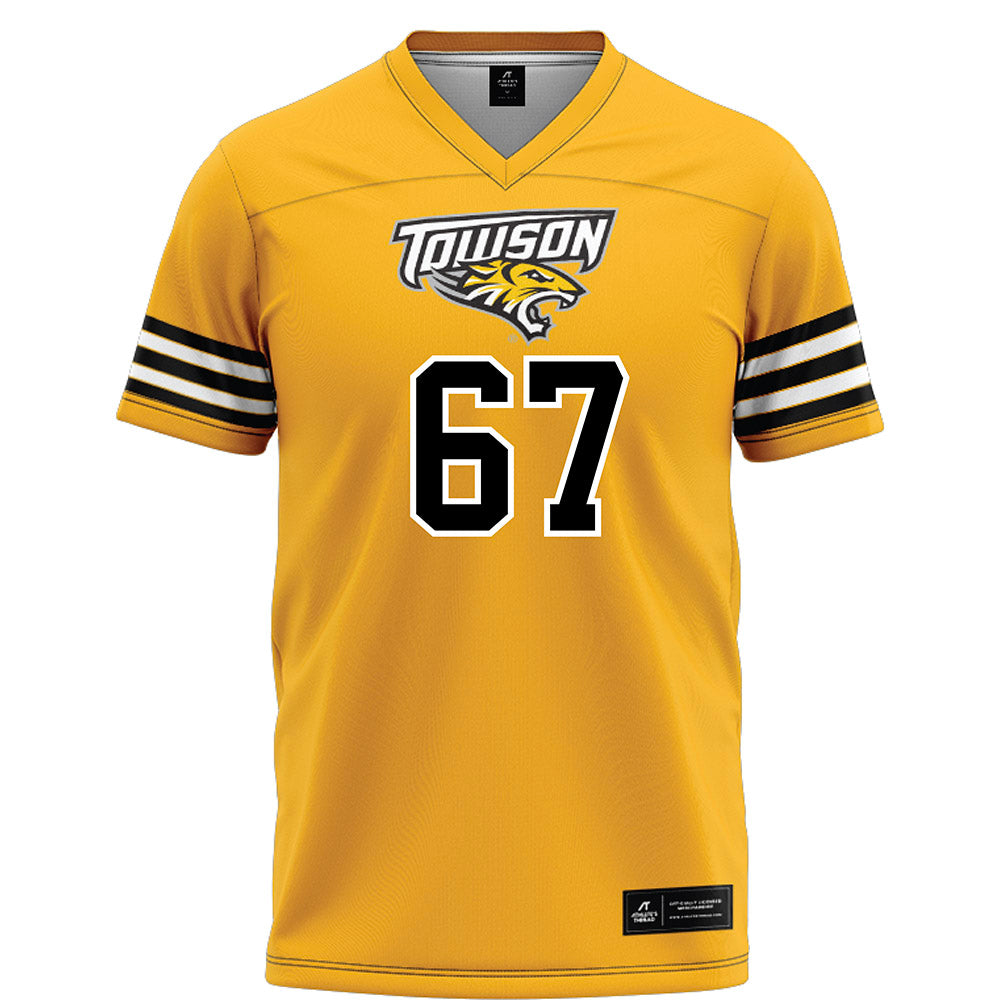 Towson - NCAA Football : Chase Dorsey - Gold Jersey-0