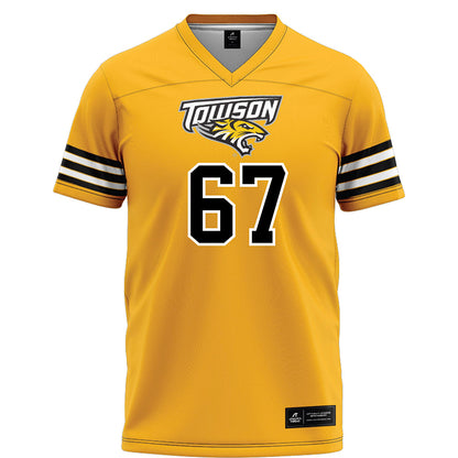 Towson - NCAA Football : Chase Dorsey - Gold Jersey-0