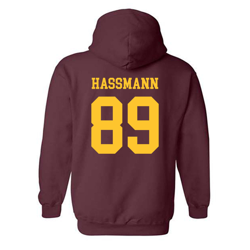 Arizona State - NCAA Football : Harry Hassmann - Classic Shersey Hooded Sweatshirt-1