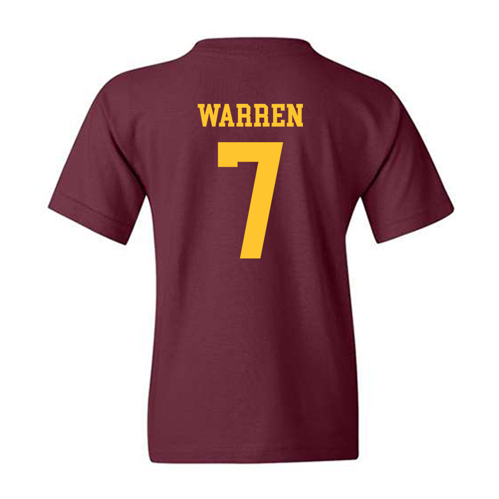 Arizona State - NCAA Football : Montana Warren - Classic Shersey Youth T-Shirt-1