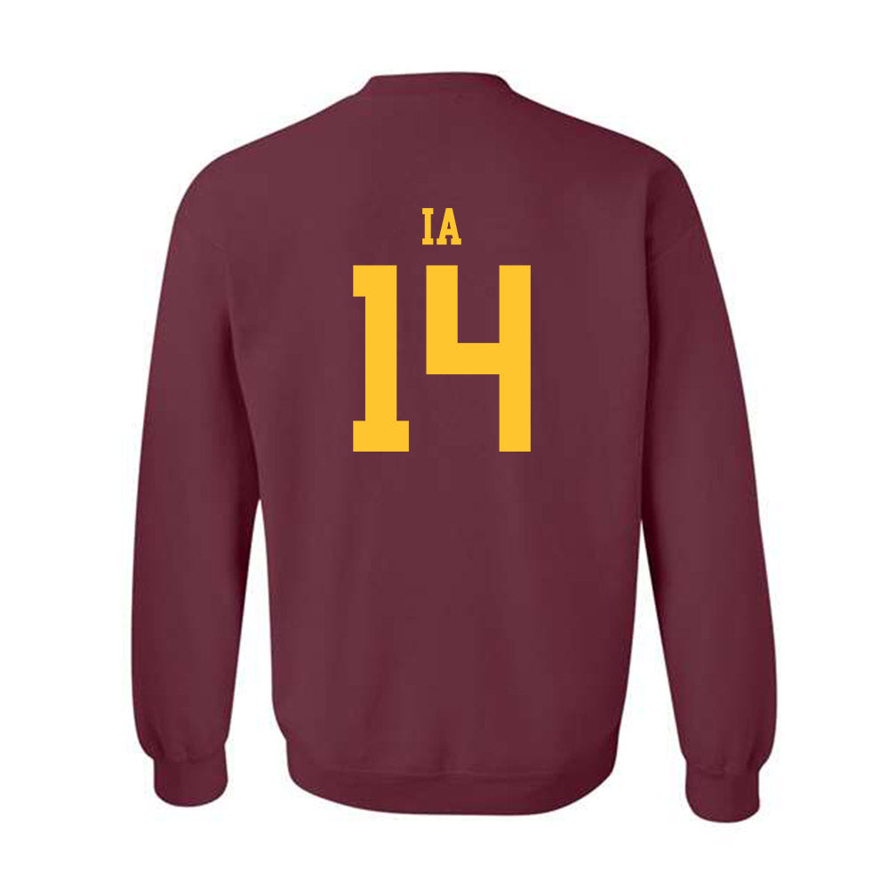 Arizona State - NCAA Football : AJ Ia - Classic Shersey Crewneck Sweatshirt-1