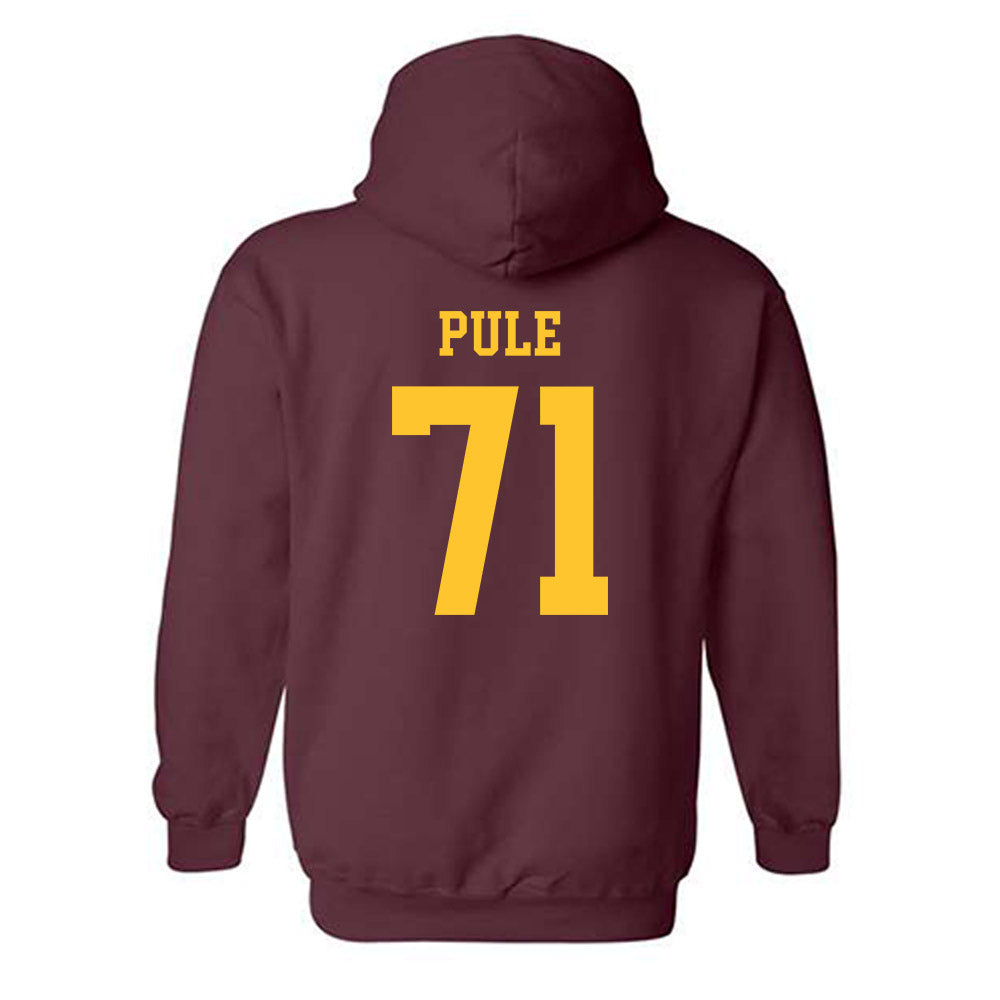 Arizona State - NCAA Football : Makua Pule - Classic Shersey Hooded Sweatshirt-1