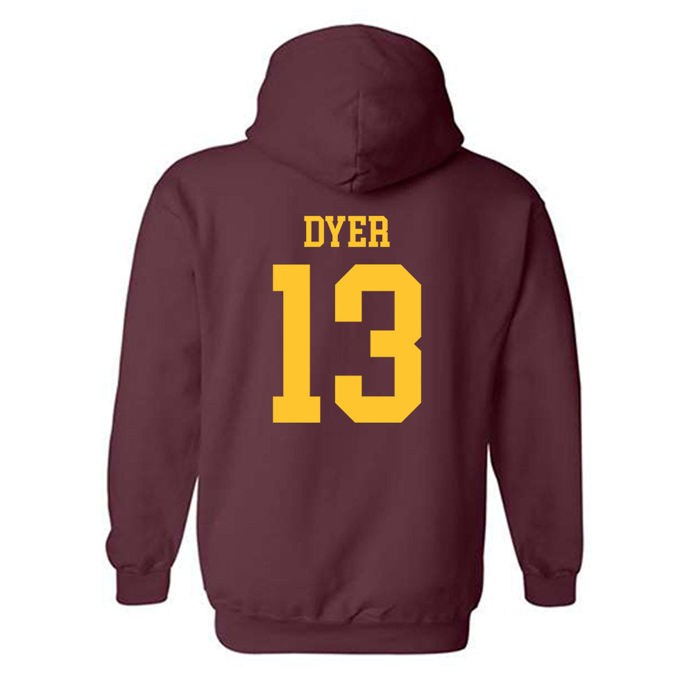 Arizona State - NCAA Football : Cameron Dyer - Classic Shersey Hooded Sweatshirt-1