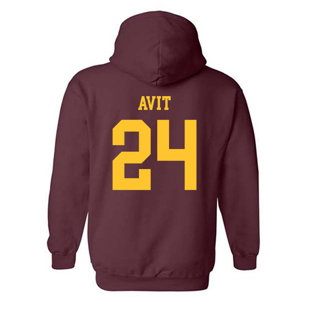 Arizona State - NCAA Football : David Avit - Classic Shersey Hooded Sweatshirt-1