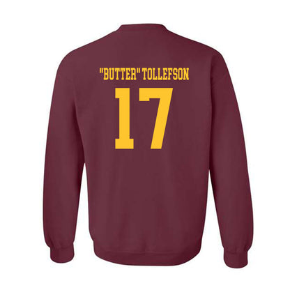 Arizona State - NCAA Football : Michael "Butter" Tollefson - Classic Shersey Crewneck Sweatshirt-1